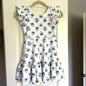 Janie and Jack Floral White Kids Dress